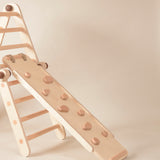 Slide attachment for Pikler Triangle MINI or MAX (with Reversible Rock Climbing Face)