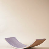 Curvy board 2.0 (Cork-Lined Balance Board in Light Mauve)