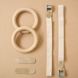 Gymnastic Rings or “Roman” Rings Attachment for Transformable Pikler Triangle