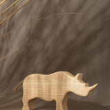Wooden Rhinoceros