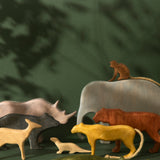 Wooden Animals from the Jungles of India - Full Set