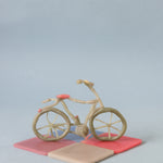 modelling beeswax, open ended waldorf toy organic beeswax toy handmade in india, art materials, 12 pastel colours, bicycle