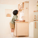 Wooden Kitchen Set for Pretend Play