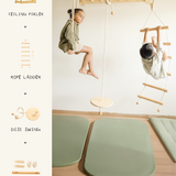 Aerial Set | Ceiling Pikler Jungle Gym