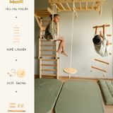 Aerial Set | Ceiling Pikler Jungle Gym