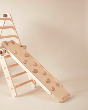 Slide attachment for Pikler Triangle MINI or MAX (with Reversible Rock Climbing Face)