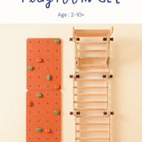 Playroom Set | Pikler Jungle Gym with Rock Climbing Board