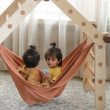 Hammock attachment for Pikler Triangle - Rust