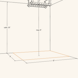 Aerial Set | Ceiling Pikler Jungle Gym