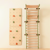 Playroom Set | Pikler Jungle Gym with Rock Climbing Board