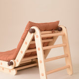 Cushion attachment for Transformable Pikler Triangle