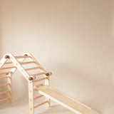 Slide attachment for Pikler Triangle MINI or MAX (with Reversible Rock Climbing Face)