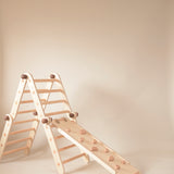 Slide attachment for Pikler Triangle MINI or MAX (with Reversible Rock Climbing Face)