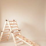 Slide attachment for Pikler Triangle MINI or MAX (with Reversible Rock Climbing Face)