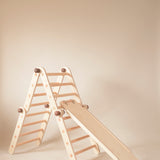 Slide attachment for Pikler Triangle MINI or MAX (with Reversible Rock Climbing Face)