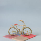 modelling beeswax, open ended waldorf toy organic beeswax toy handmade in india, art materials, 12 pastel colours, bicycle
