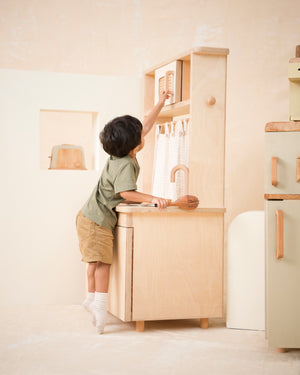 Wooden Kitchen Set for Pretend Play