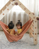 Hammock attachment for Transformable Pikler Triangle