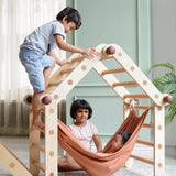 Hammock attachment for Transformable Pikler Triangle